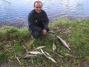 Вирощування риби на озері